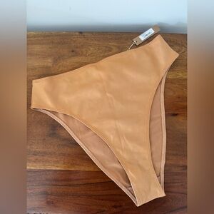 SKIMS Wet Jersey High Waist Briefs - M - Ochre - NWT